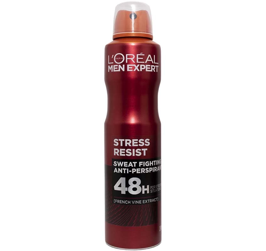 اسپری لورال قرمز مردانه مدل Stress Resist حجم 250 میلی لیتر