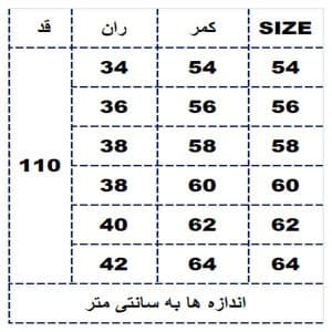 شلوار پارچه ای سایز بزرگ کد6746 — تصویر ۵