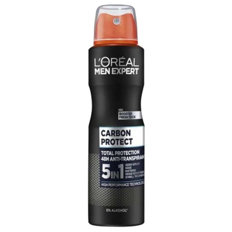 اسپری لورال مشکی مردانه مدل Carbon Protect حجم 250 میل