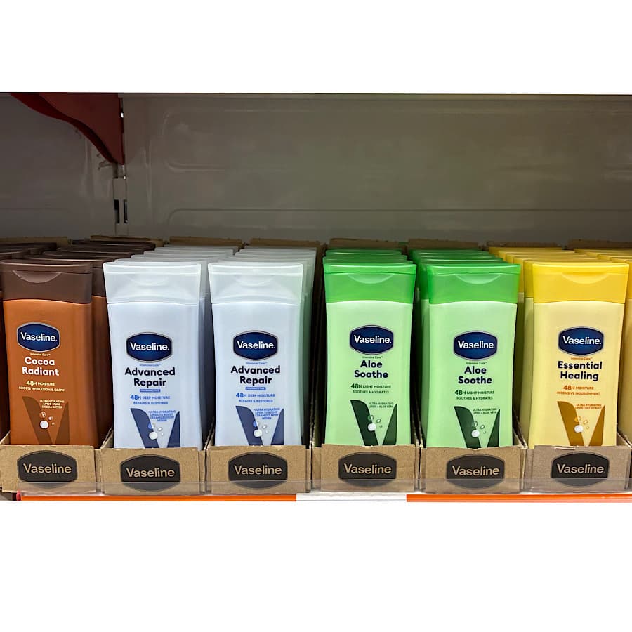 لوسیون بدن وازلین Vaseline مدل Essential Healing — تصویر ۳