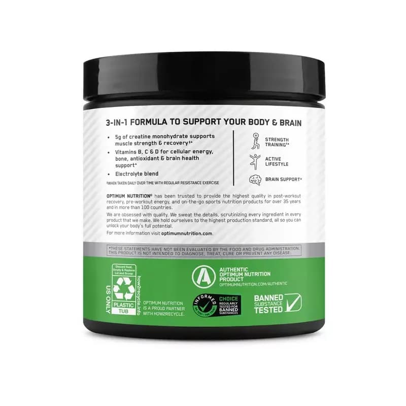 کراتین پلاس اپتیموم نوتریشن | +Optimum Nutrition Creatine — تصویر ۲
