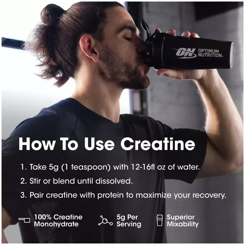 کراتین میکرونایز اپتیموم نوتریشن | Optimum Nutrition Micronized Creatine — تصویر ۶