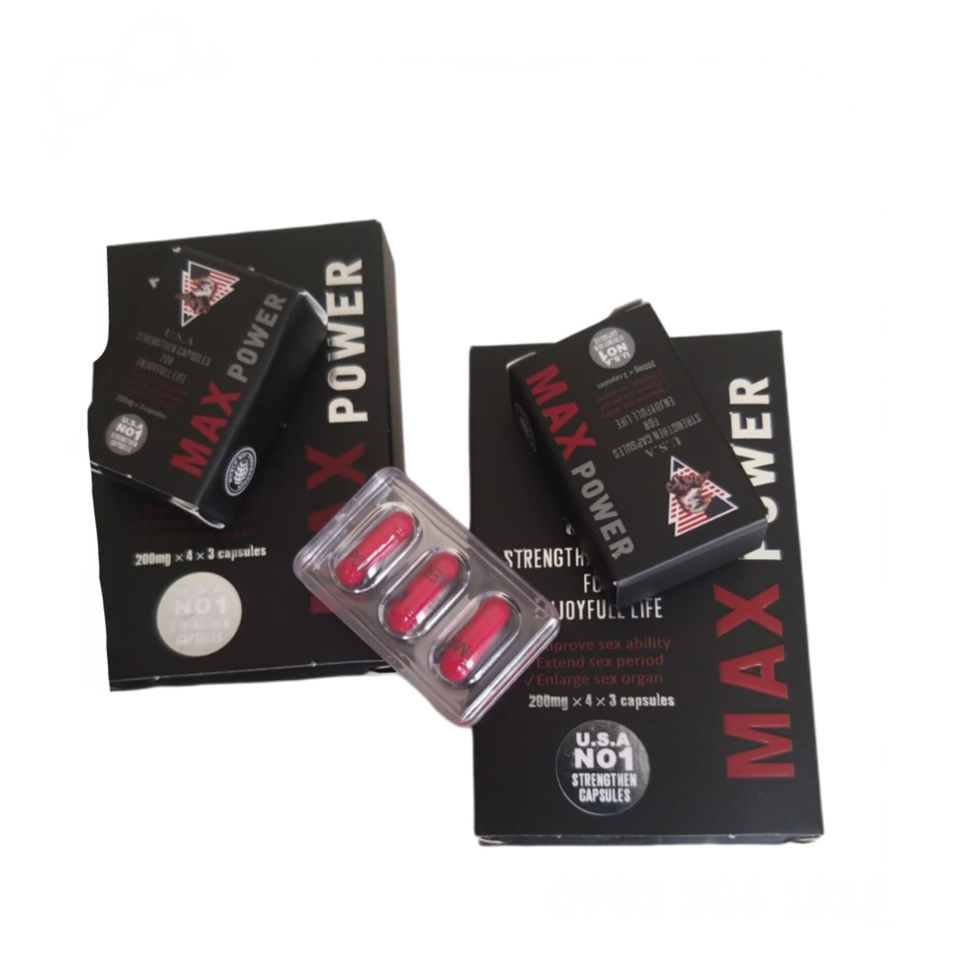 قرص تاخیری حجم دهنده مکس پاور آمریکایی اصلی (max power)12 عددی