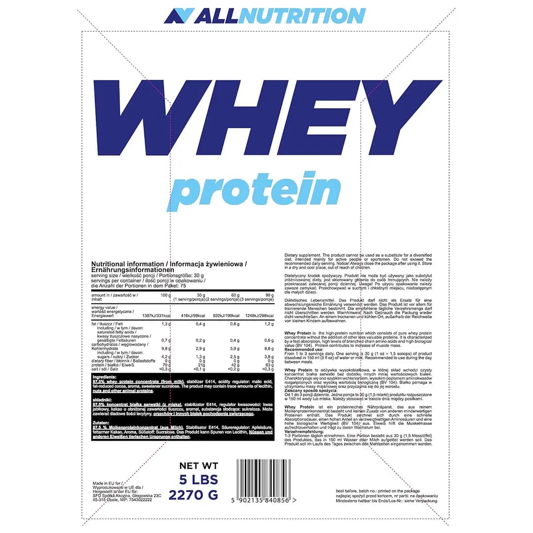پروتئین وی آل نوتریشن | ALLNUTRITION Whey Protein — تصویر ۲