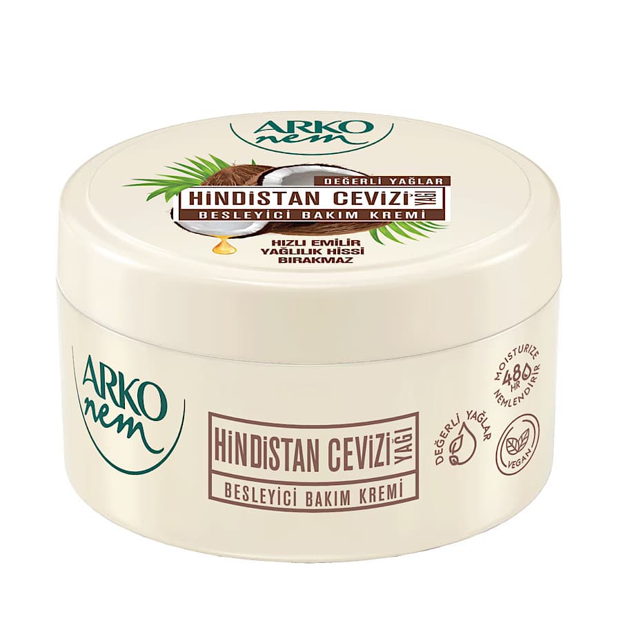 کرم مرطوب کننده Arko nem مدل HINDISTAN CEVIZI