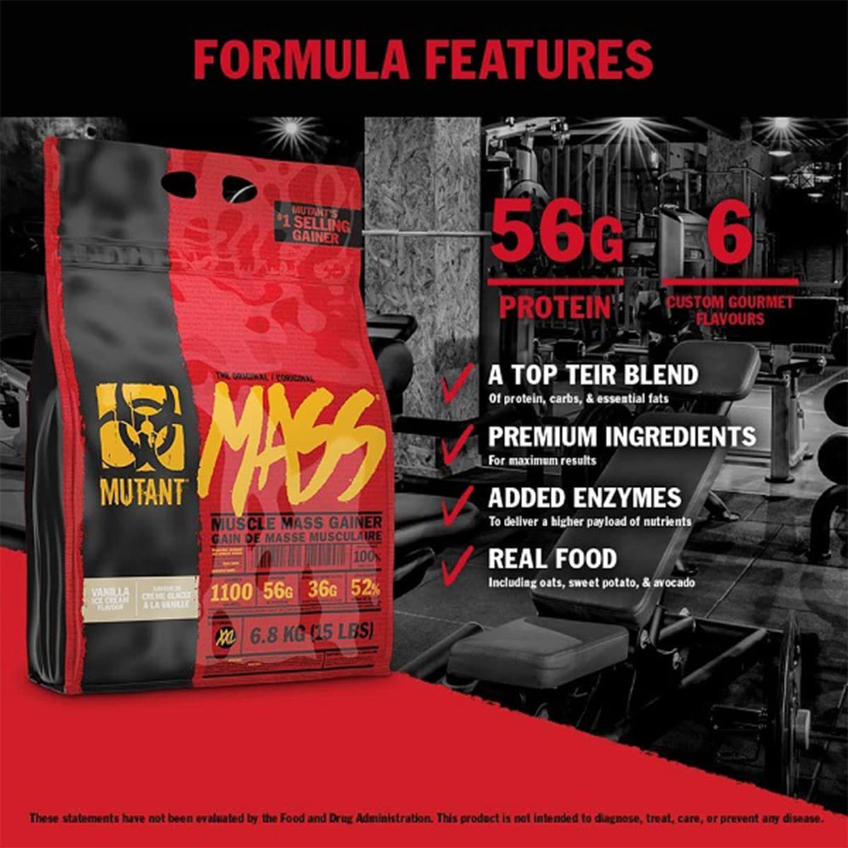 پروتئین گینر مس موتانت | Mutant Mass Gainer Protein — تصویر ۸