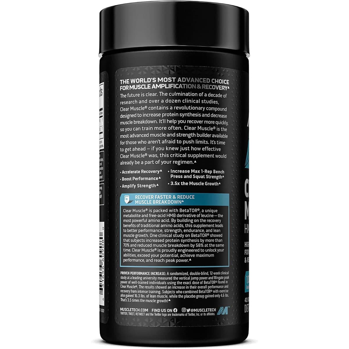 کلیر ماسل ماسل تک | Clear Muscle MuscleTech — تصویر ۲