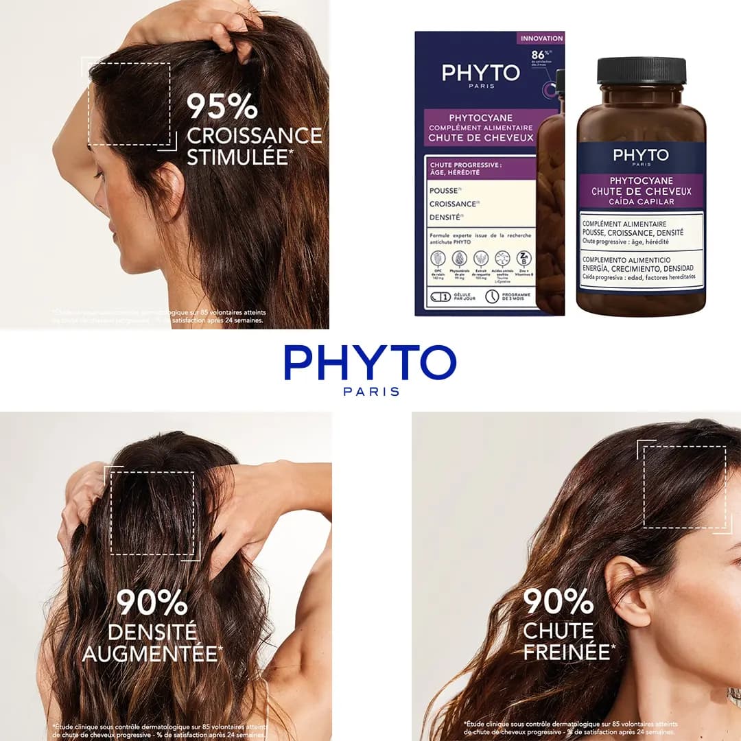 مکمل ضد ریزش مو فیتوسیان | PHYTO PHYTOCYANE — تصویر ۳