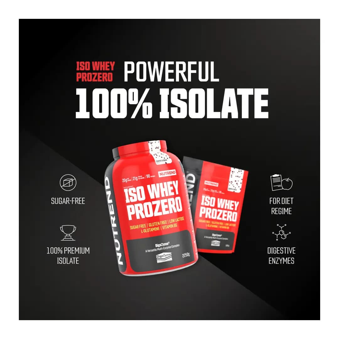 وی ایزوله ناترند پروزیرو | Nutrend ISO WHEY PROZERO — تصویر ۴