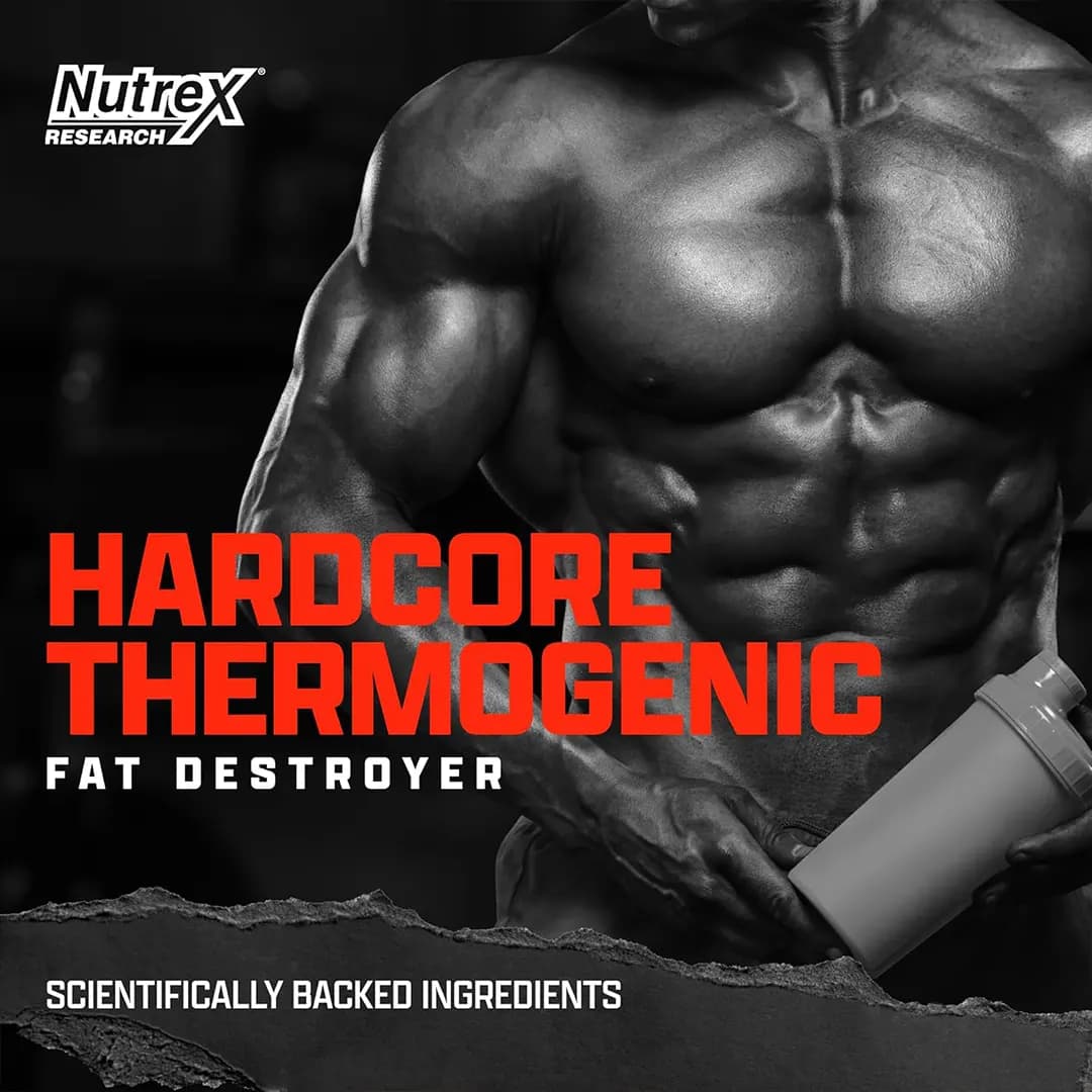 چربی سوز لیپو سیکس هاردکور ناترکس | Nutrex Lipo-6 Hardcore — تصویر ۸