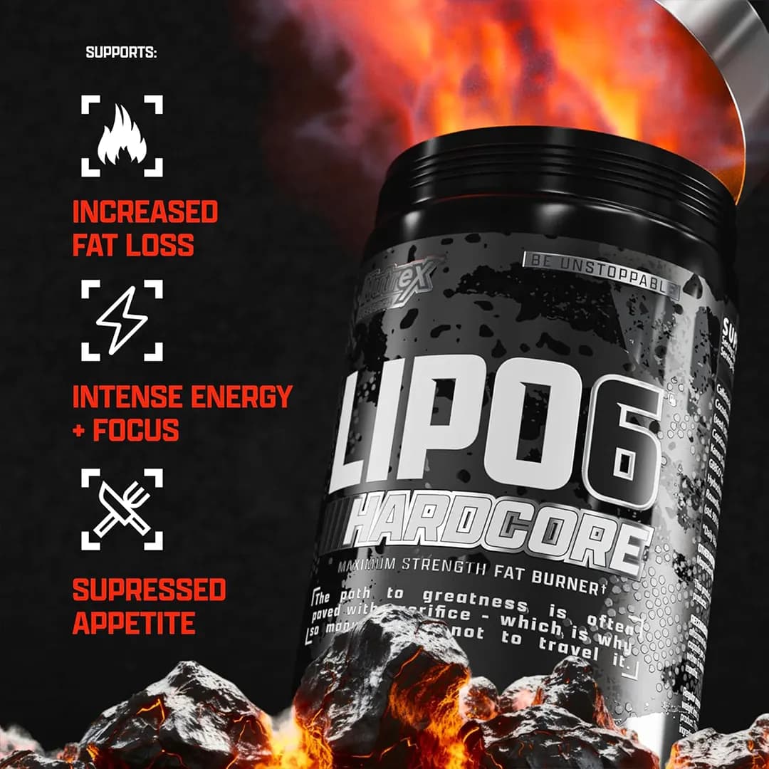 چربی سوز لیپو سیکس هاردکور ناترکس | Nutrex Lipo-6 Hardcore — تصویر ۵