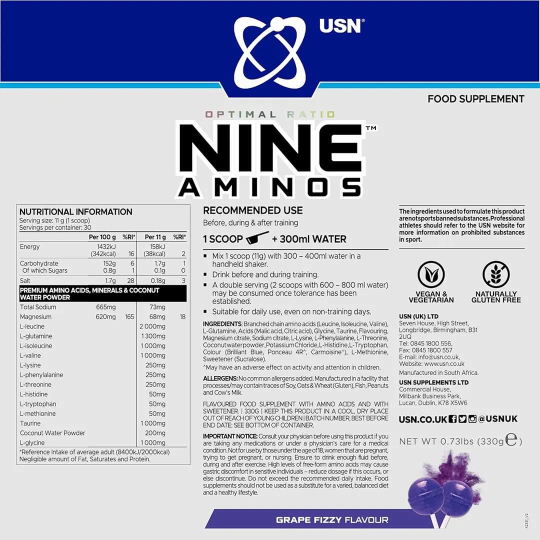 آمینو ناین یو اس ان | USN Nine Aminos — تصویر ۸