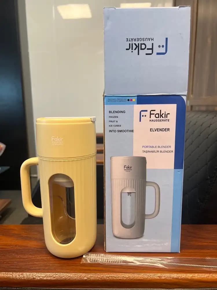 شیکر شارژی فکر (Fakir) – در سه رنگ لیمویی، صورتی و سفید — تصویر ۲