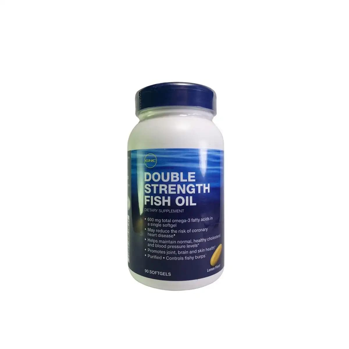 امگا3 روغن ماهی جی ان سی | GNC DOUBLE STRENGTH FISH OIL