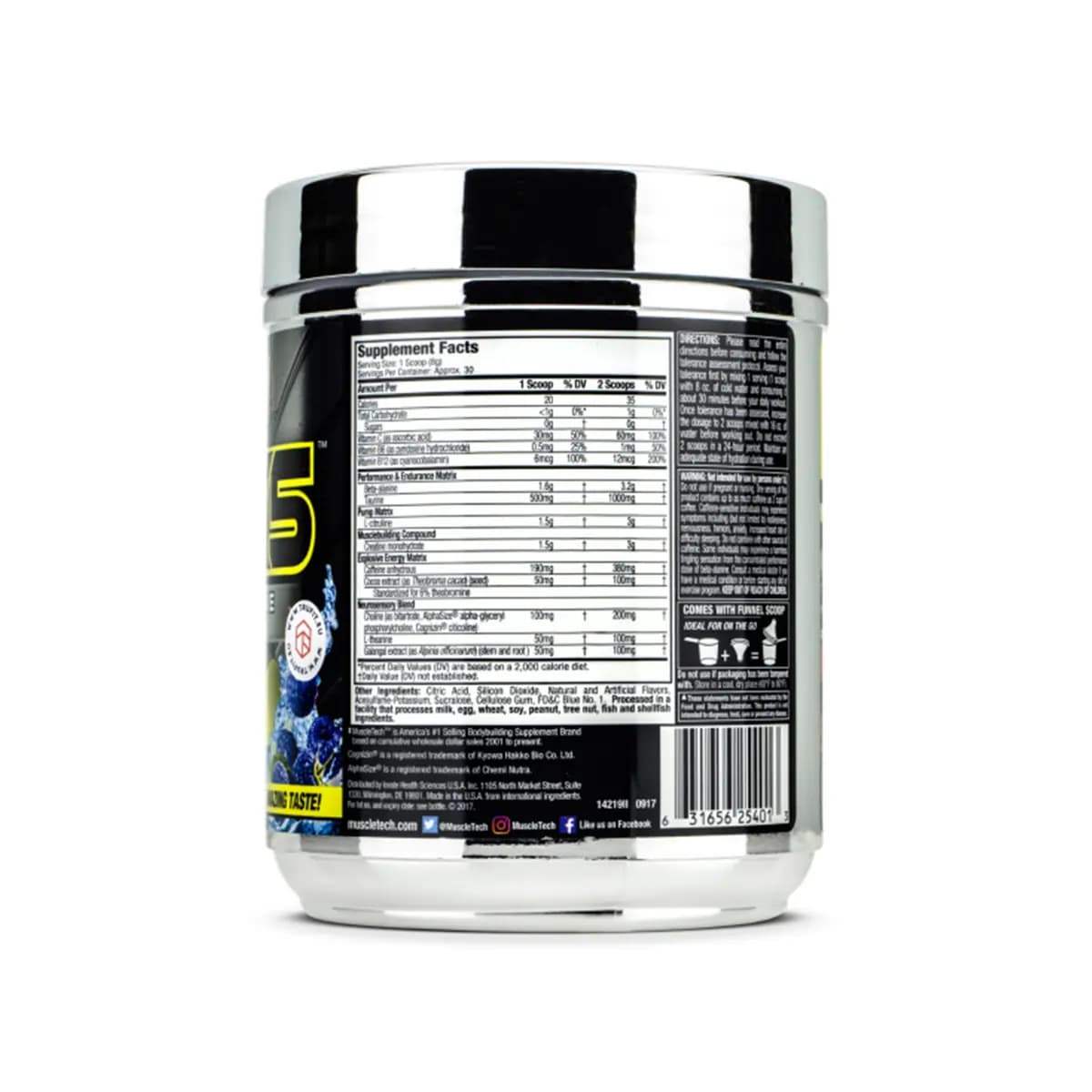 پمپ ویپر X5 ماسل تک | MuscleTech VAPOR X5 NEXT GEN — تصویر ۴