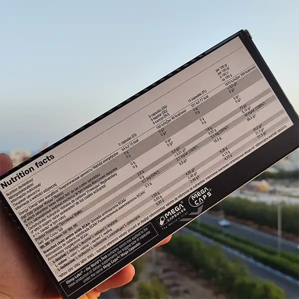 بی سی ای ای مگا کپسولی الیمپ BCAA mega 1100 — تصویر ۲