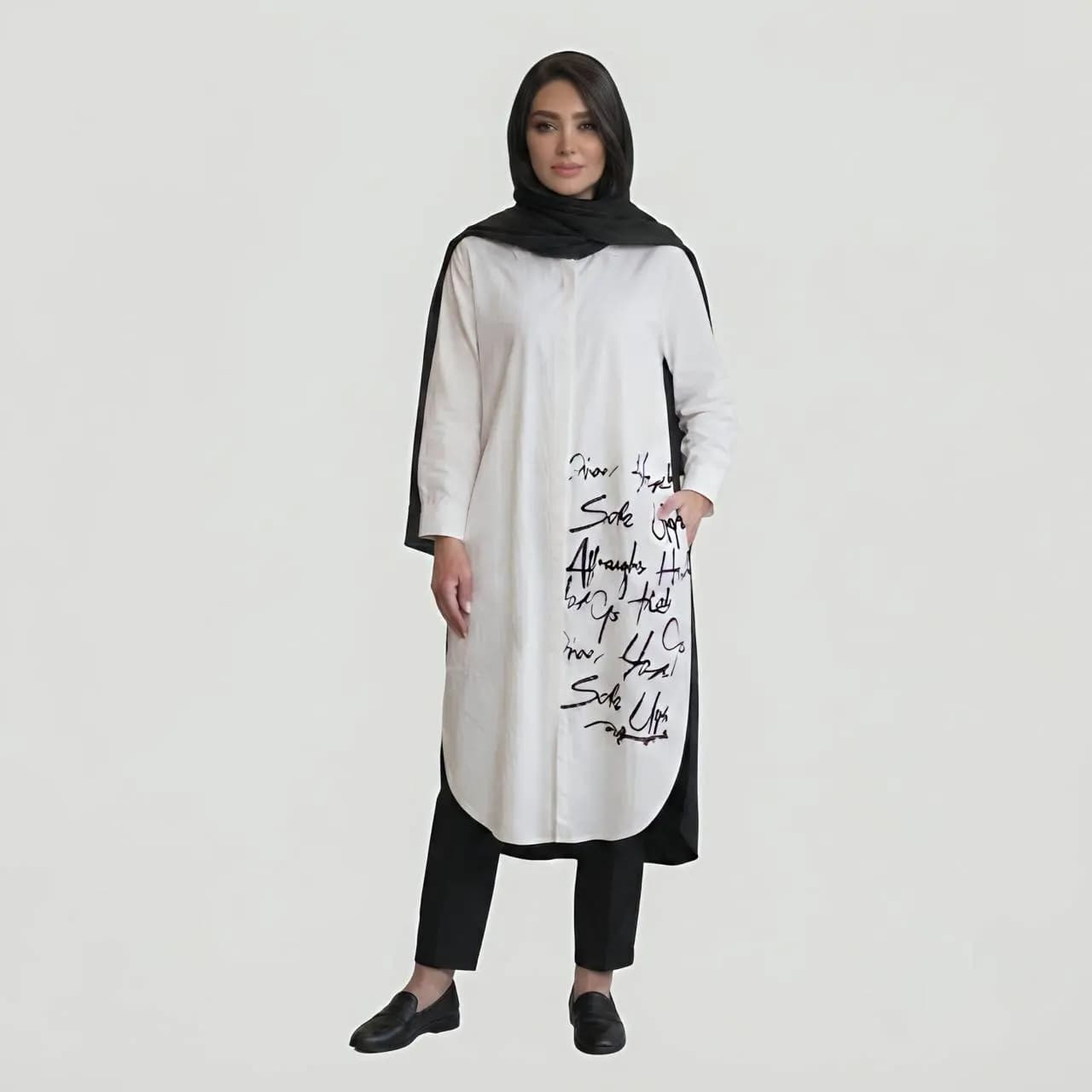 مانتو بلند اسپرت وارداتی ترک