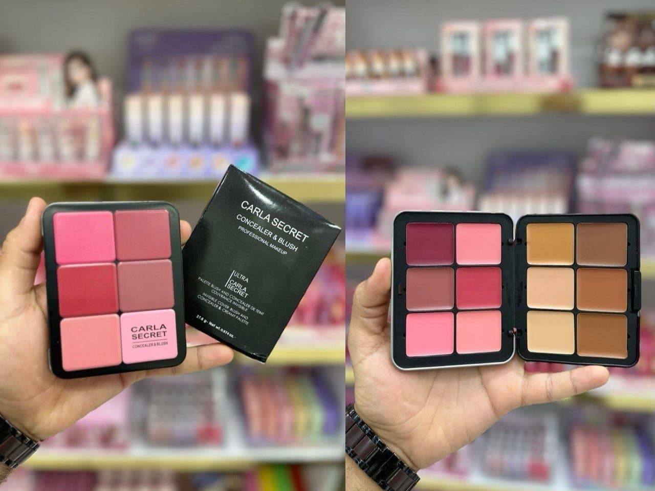 پالت رژگونه و کانتور کارلا سکرت Carla Secret — تصویر ۲