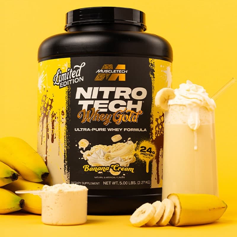 پروتئین وی نیتروتک گلد لیمیتد ادیشن Nitro Tech Whey Gold — تصویر ۴