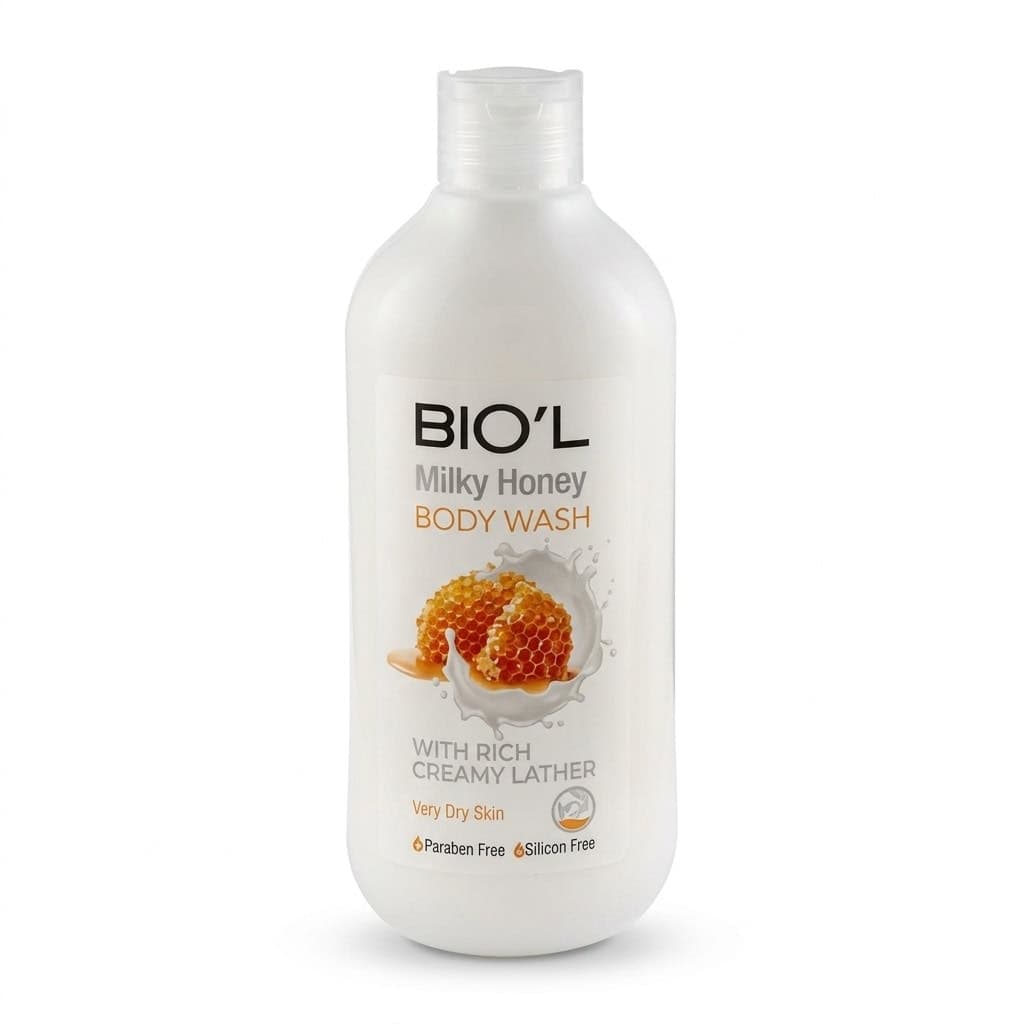 شامپو بدن کرمی بیول مدل Milky Honey مخصوص پوست خشک 400 میلی لیتر — تصویر ۲