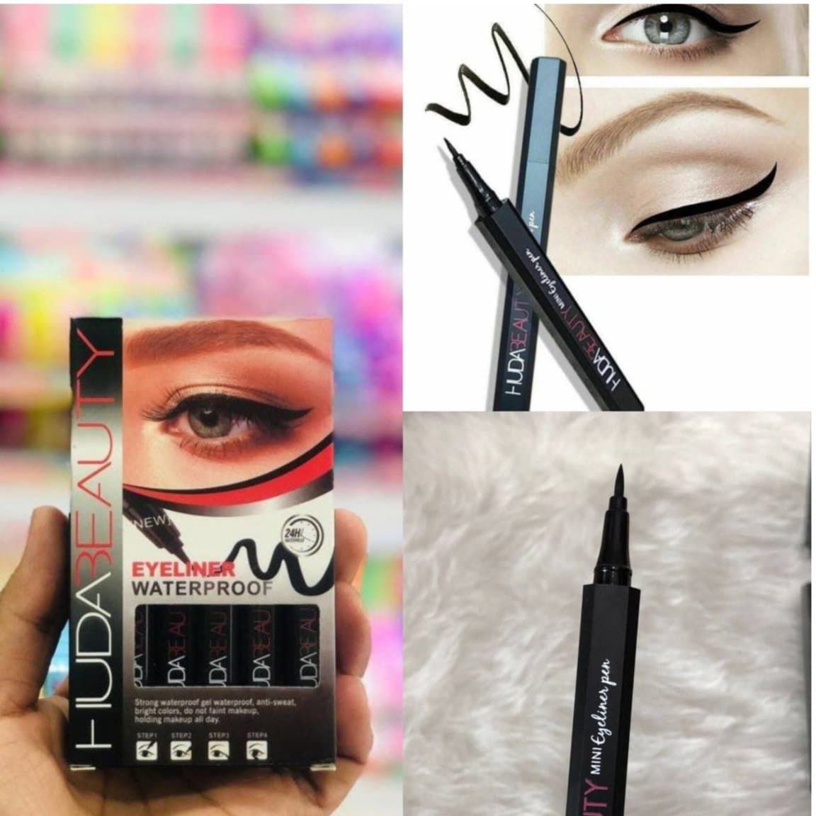 خط چشم ماژیکی هدی بیوتی Huda Beauty مدل Mini Eyeliner Pen