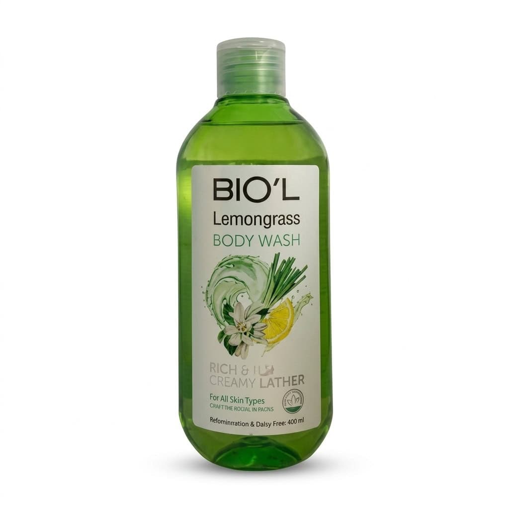 شامپو بدن طراوت بخش بیول مدل Lemongrass حجم 400 میلی لیتر