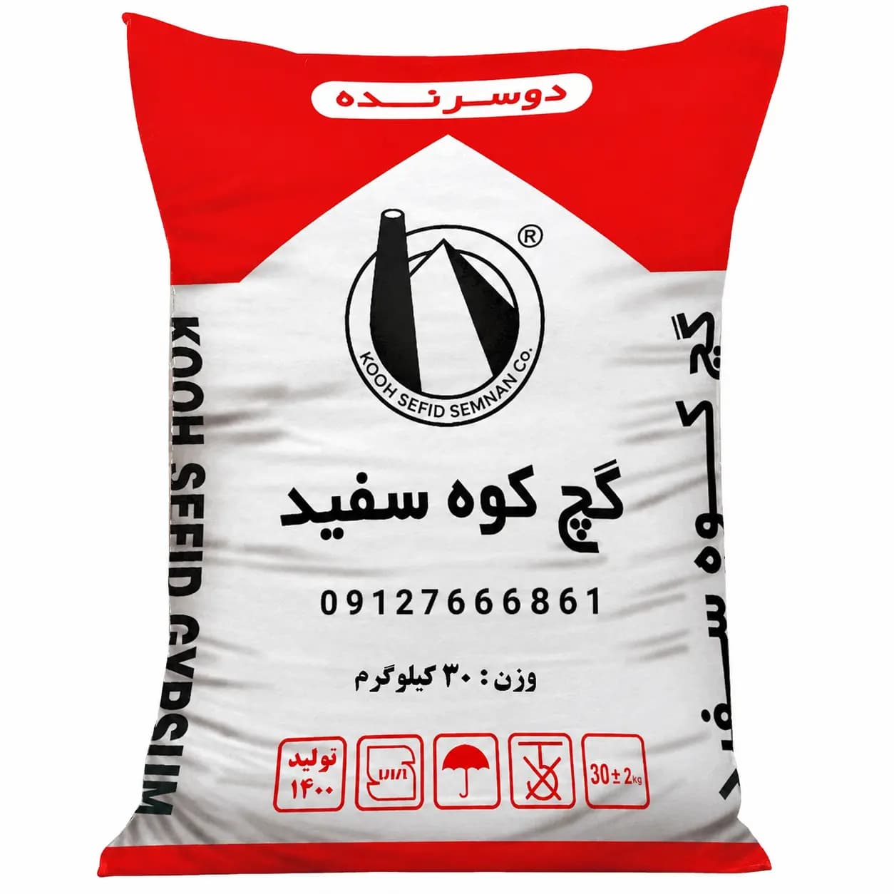 گچ کوه سفید(قرمز) 30 کیلویی
