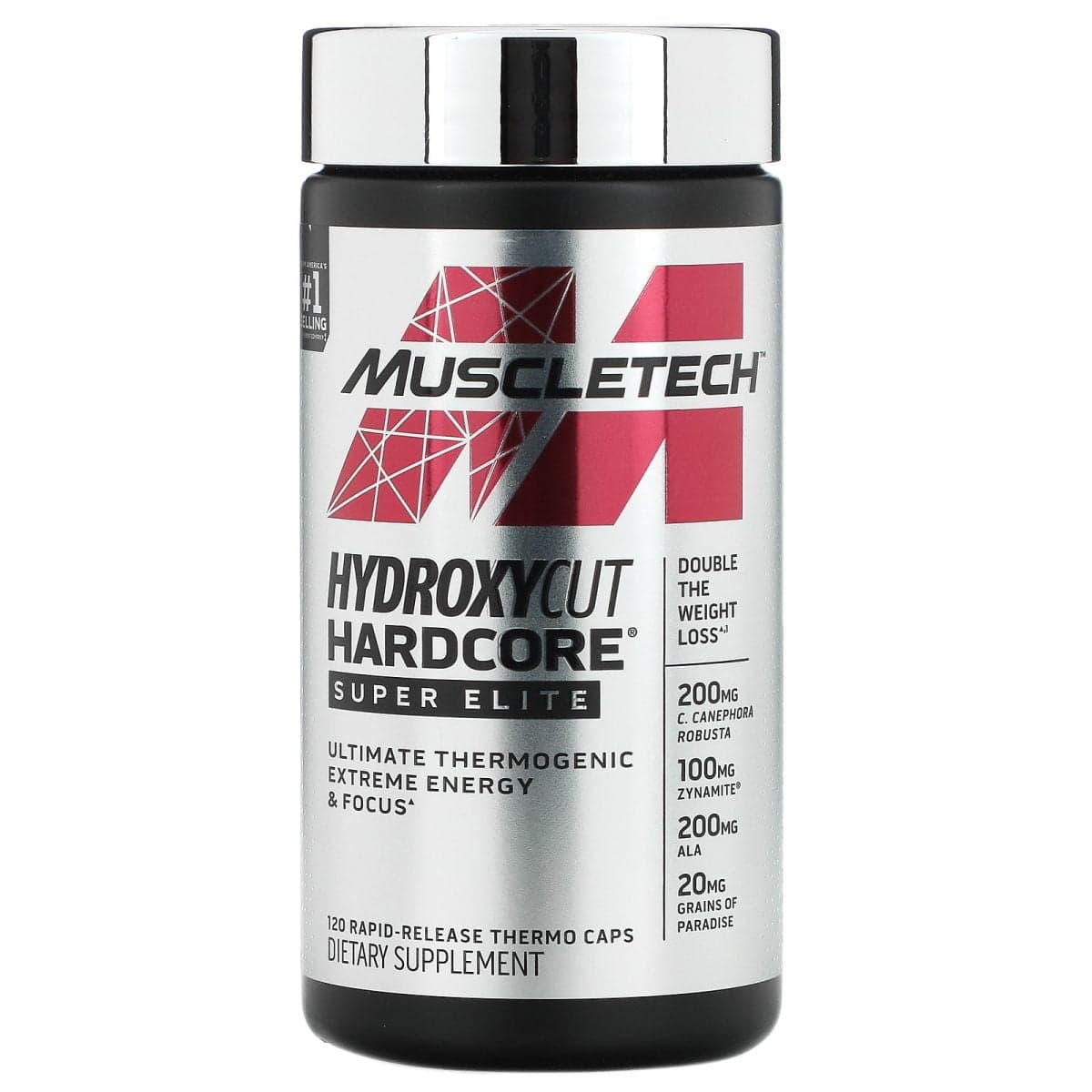کپسول هیدروکسی کات ماسل ۱۰۰ عدد چربی سوز HYDROXYCUT SUPER ELITE — تصویر ۴