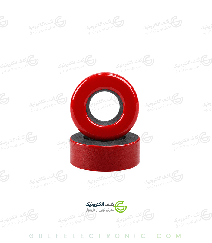 هسته فریت تروئید صوتی مشکی قرمز سایز هسته 12×14×27