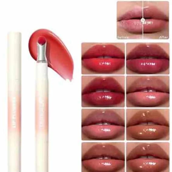 لیپ پلامپر سر فلزی اوليبولا | برق لب حجم دهنده با جلوه آینه ای -Lip plumper olibolla — تصویر ۳