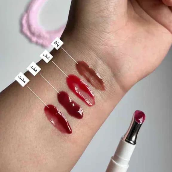 لیپ پلامپر سر فلزی اوليبولا | برق لب حجم دهنده با جلوه آینه ای -Lip plumper olibolla — تصویر ۵