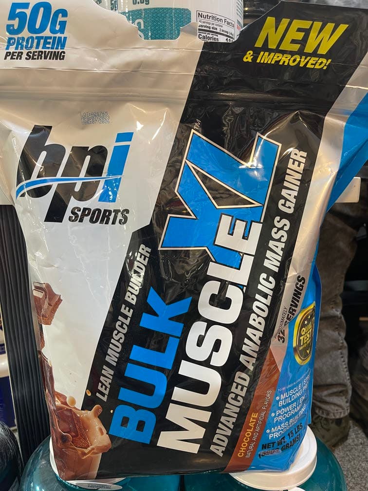 گینر ۶۸۰۰گرمی بالک ماسل بی پی آی شکلاتی BULK MUSCLE XL BPI