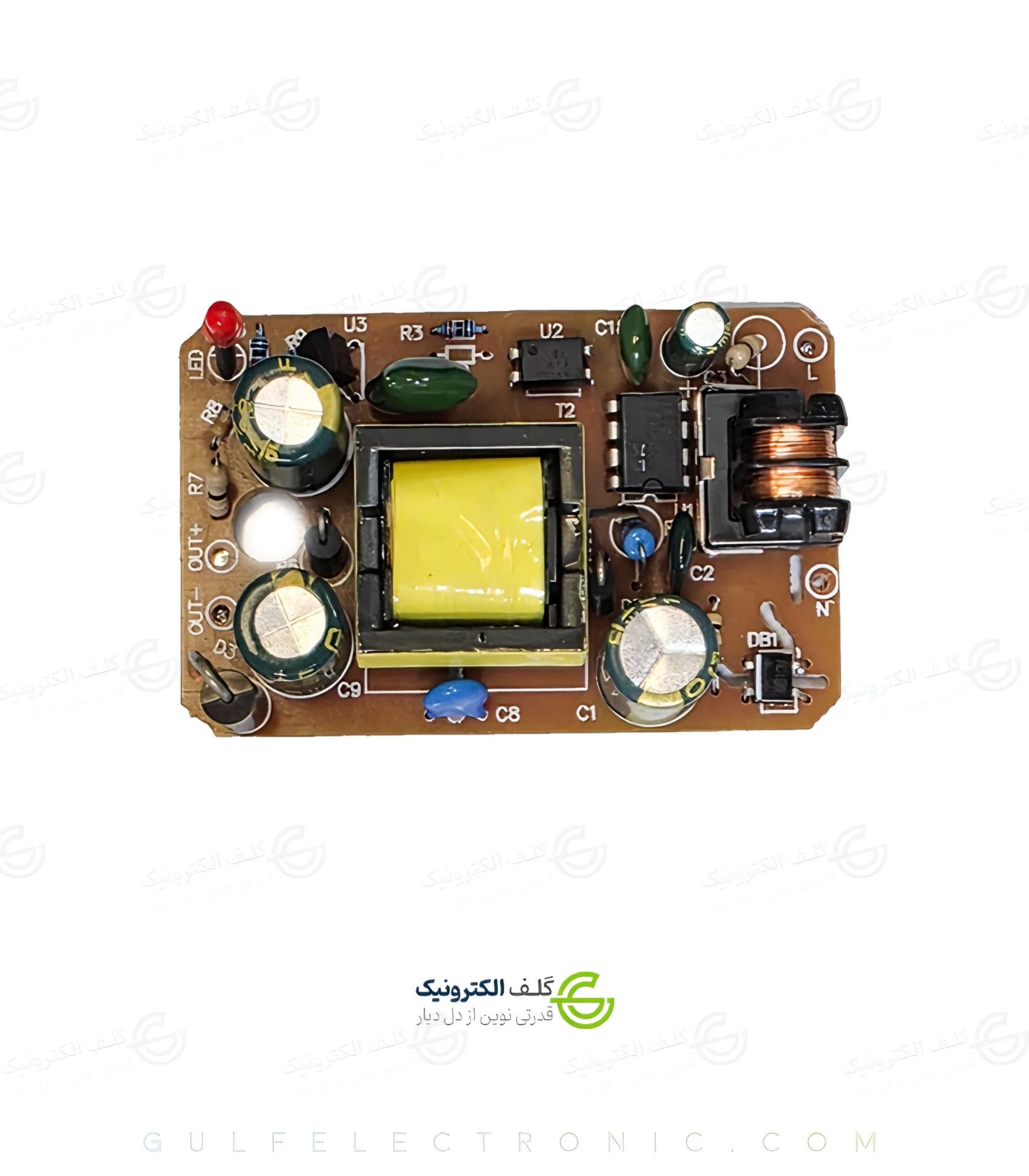 ماژول تغذیه سوئیچینگ 12 ولت 2 آمپر (24 وات) ورودی 220 ولت AC