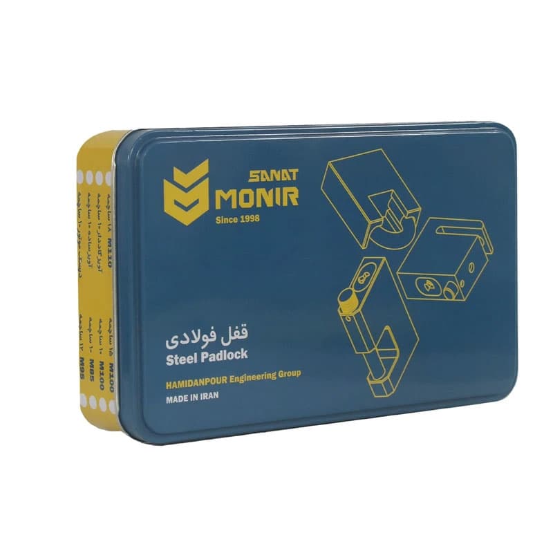 قفل کتابی منیر صنعت 12 ساچمه مدل M110 — تصویر ۵