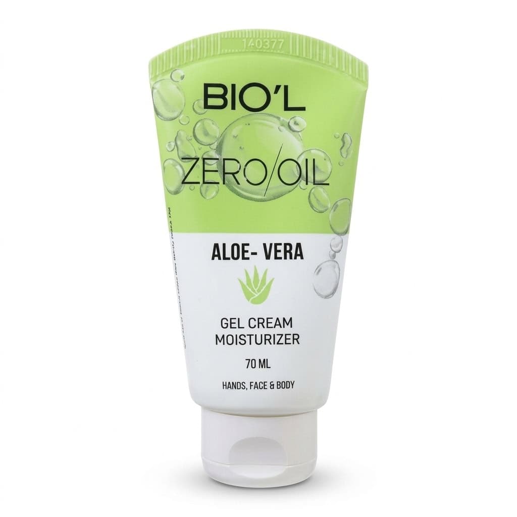 ژل کرم آلوئه ورا بیول مدل Zero Oil حجم 70 میل مناسب انواع پوست