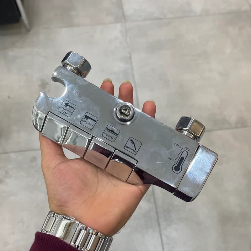 دوش حمام پیانویی سیتی مارکت با استیل ضد زنگ — تصویر ۴