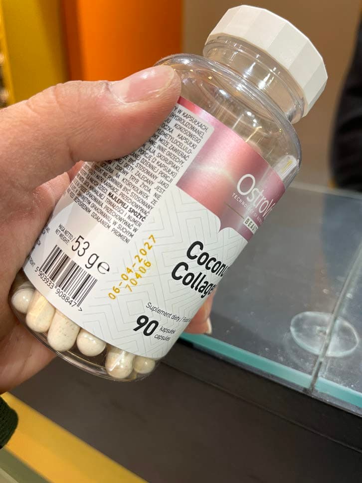 کوکونات کلاژن استروویت 90 عددی OstroVit Coconut Collagen‏ — تصویر ۴