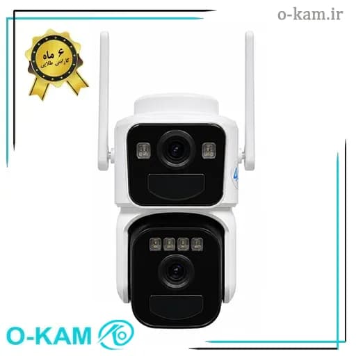 دوربین مینی اسپید دام دو لنز شارژی سیم‌کارتی اوکم مدل O-Kam CT9