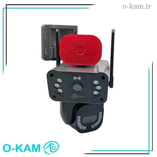 دوربین مینی اسپید دام هوشمد دولنز سولار سیم کارتی با تکنولوژی AOV مدل O-Kam TA25 — تصویر ۳