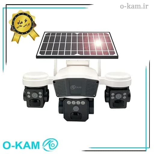 دوربین مینی اسپید دام هوشمند 3 لنز سولار سیم کارتی اوکم مدل O-Kam TL3