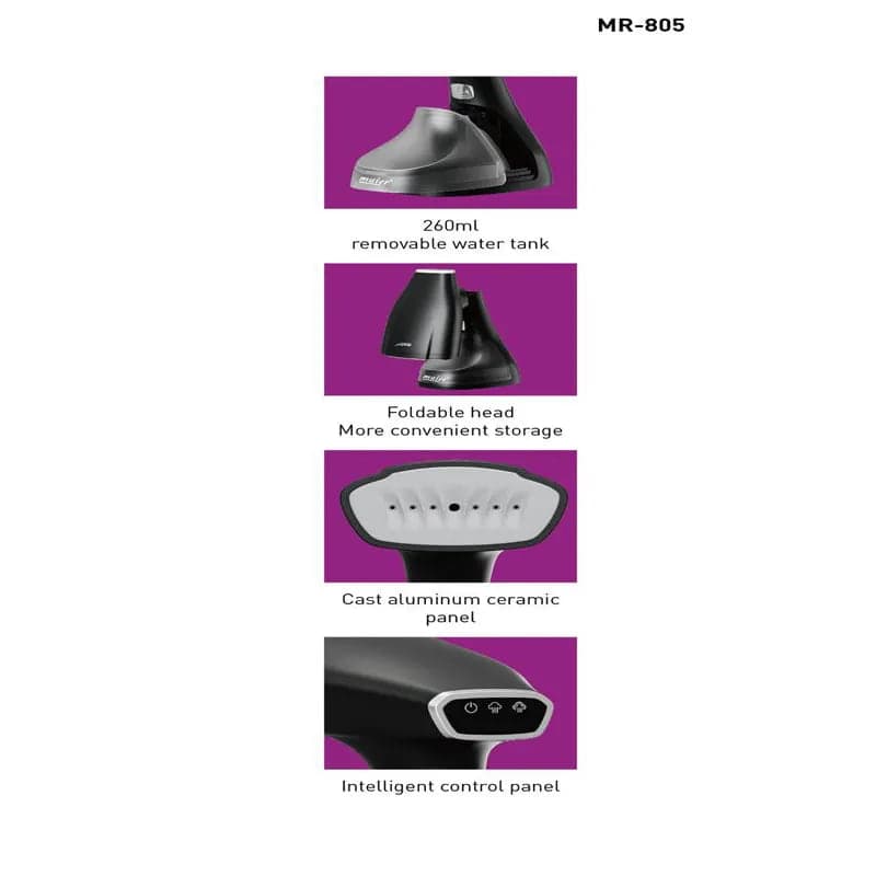 بخارگر 2200 وات مایر مدل MR-805 — تصویر ۲