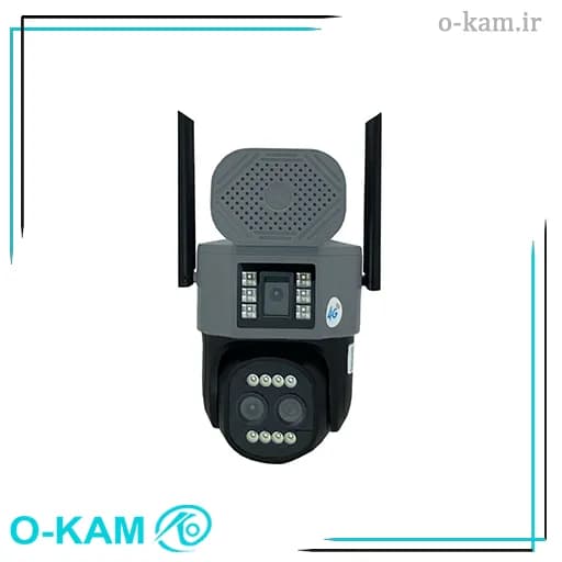 دوربین مینی اسپیددام دو لنز سیم کارتی 10X زوم O-KAM مدل SZ40-4G