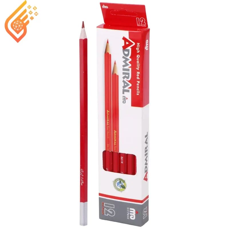 مداد قرمز آدمیرال مدل Admiral 861R (بسته 12 عددی) — تصویر ۲