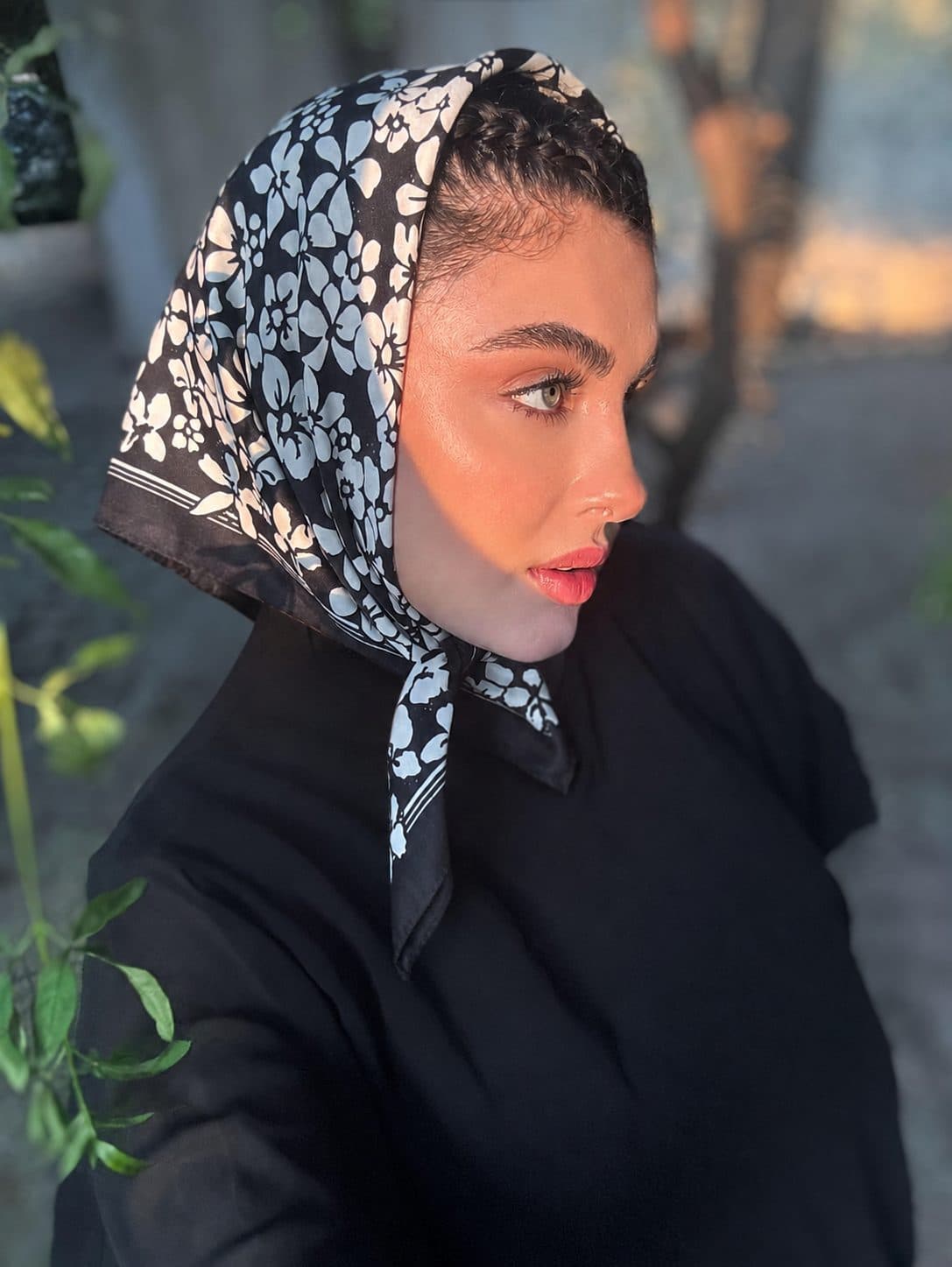 مینی اسکارف ابریشم توییل ۰۲۱۲۵