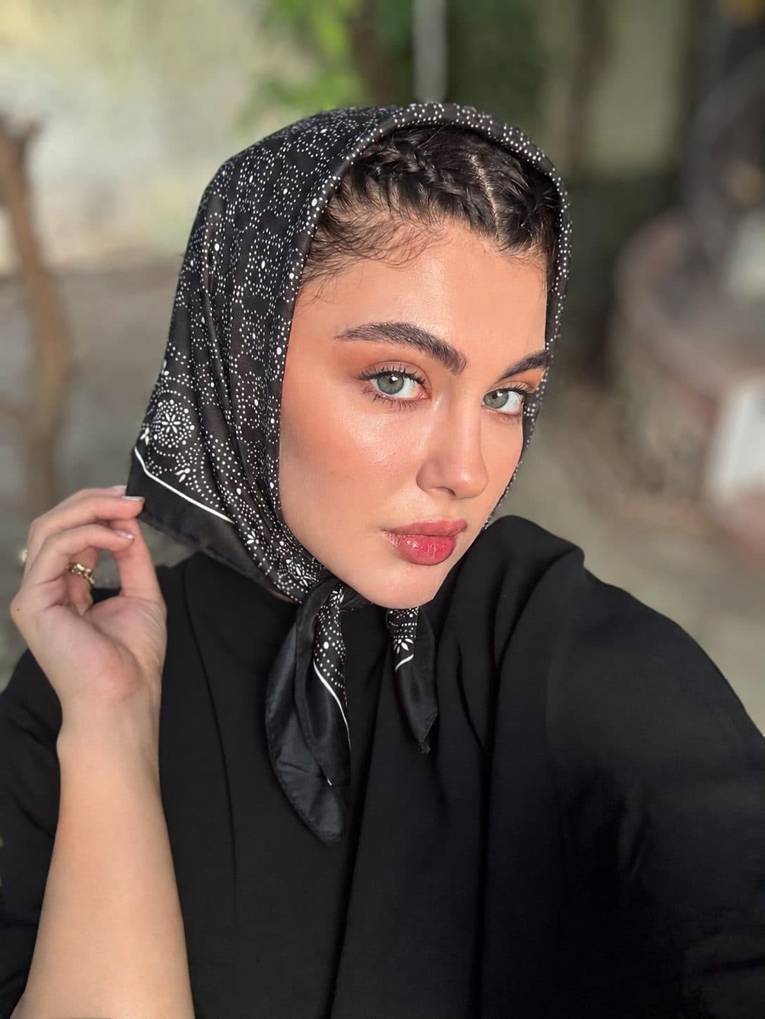 مینی اسکارف ابریشم توییل ۰۲۱۲۴ — تصویر ۲