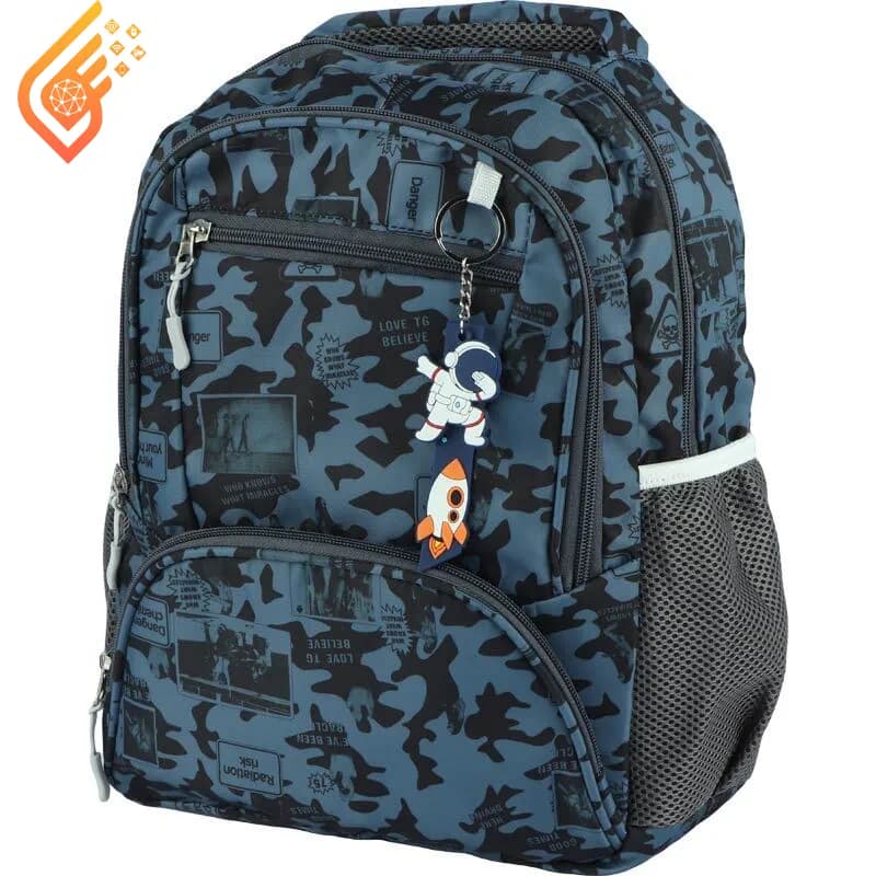 کیف کوله پشتی مدرسه کد D0101 — تصویر ۳