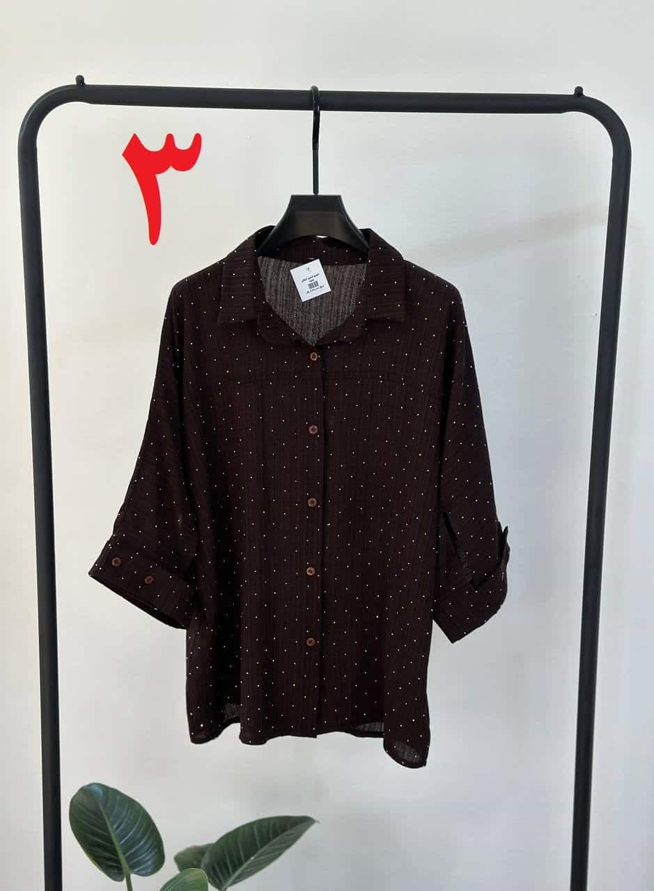 شومیز استین کرواتی کد ۲۵۹۶ — تصویر ۴
