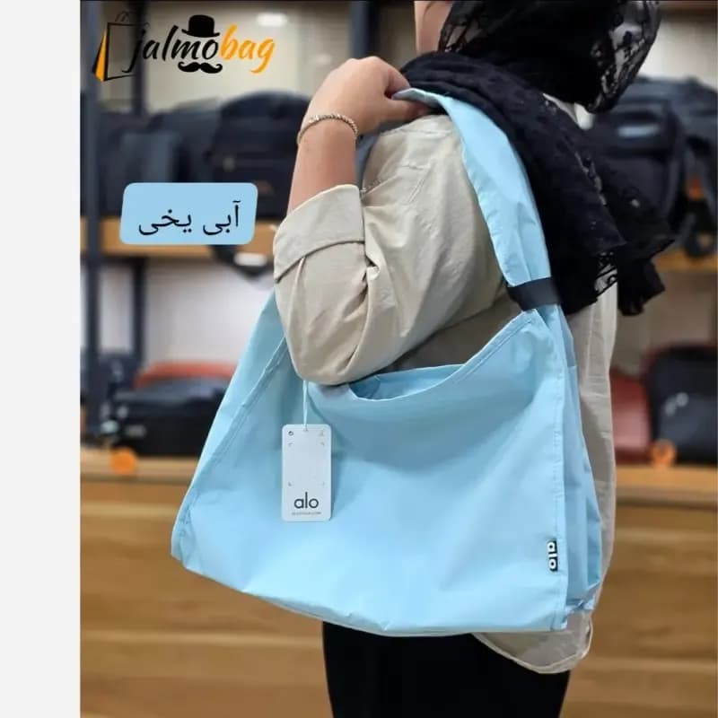 ساک دستی پارچه ای زنانه مدل پینترستی مناسب روزمره و ورزش — تصویر ۹