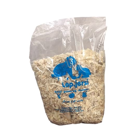 پوشال بستر جوندگان لوپ جرسی (Lopjersi) – بسته 1 کیلوگرمی