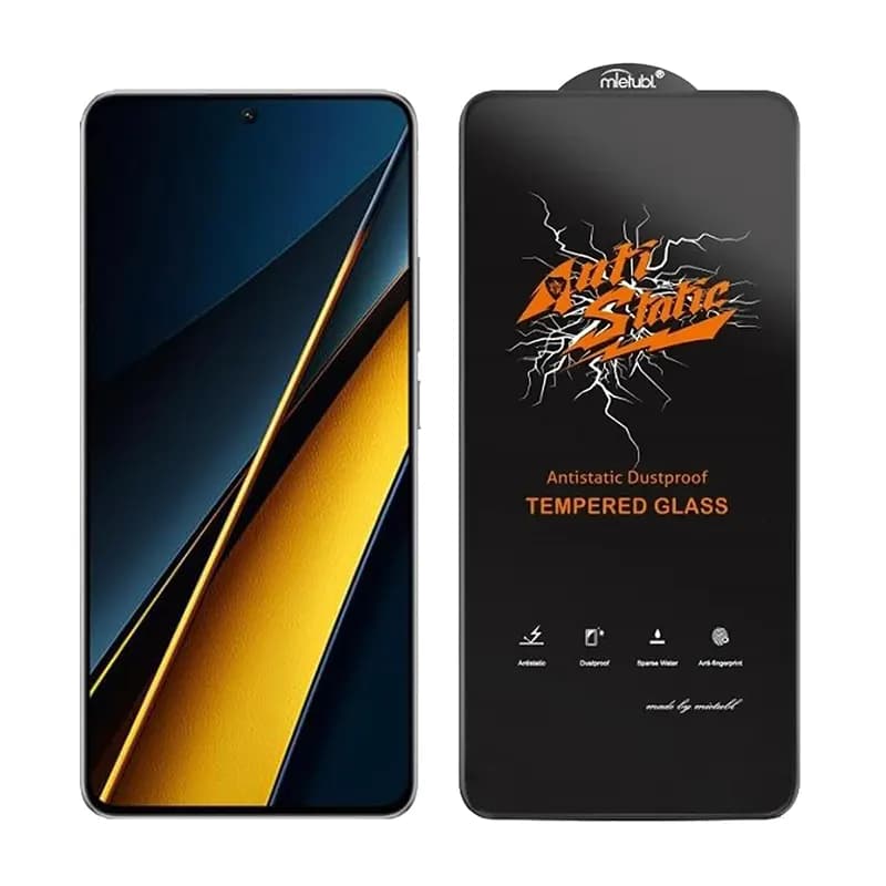 گلس اورجینال شیائومی Poco X6 Pro مدل Anti Static — تصویر ۲